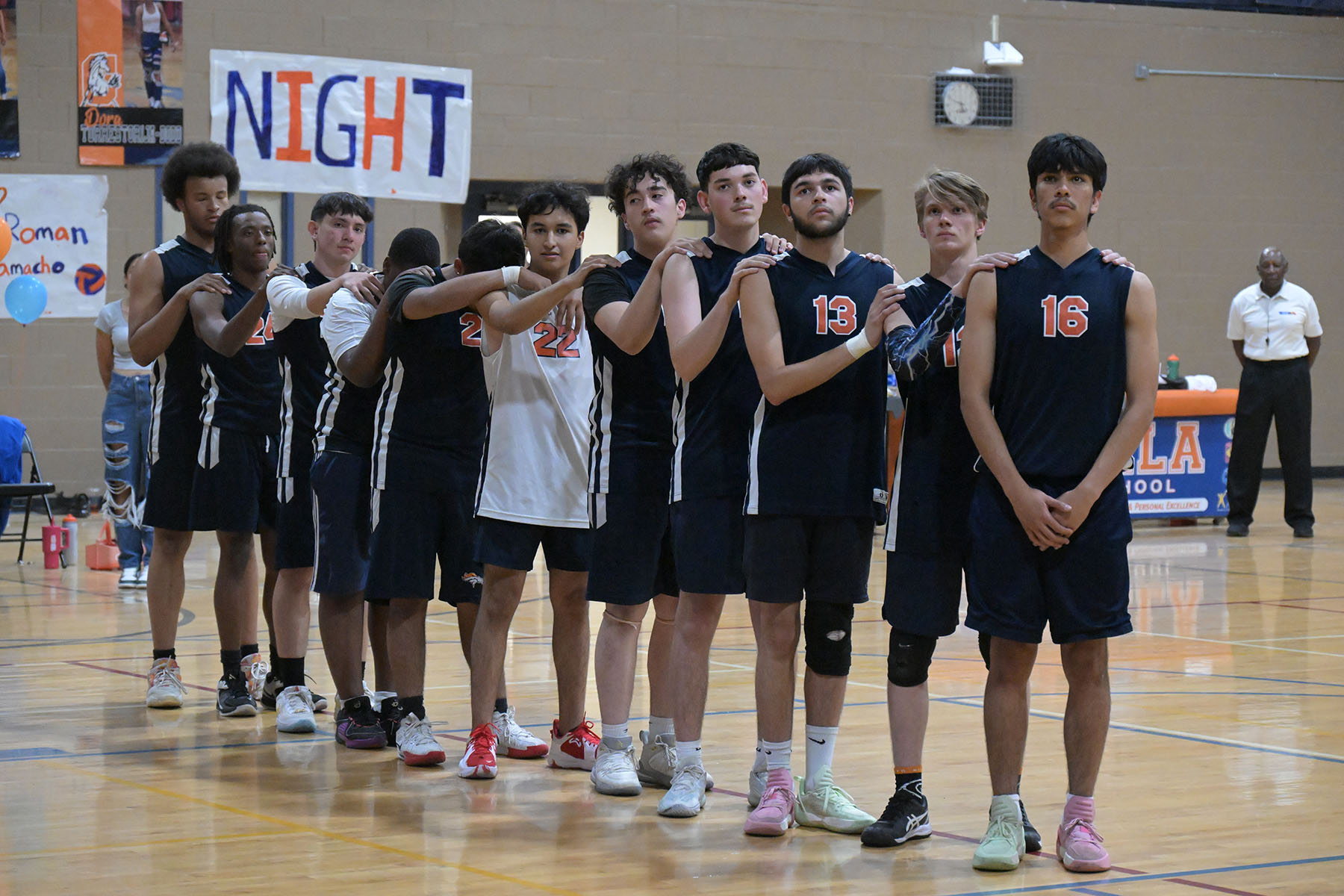 Team Lined up